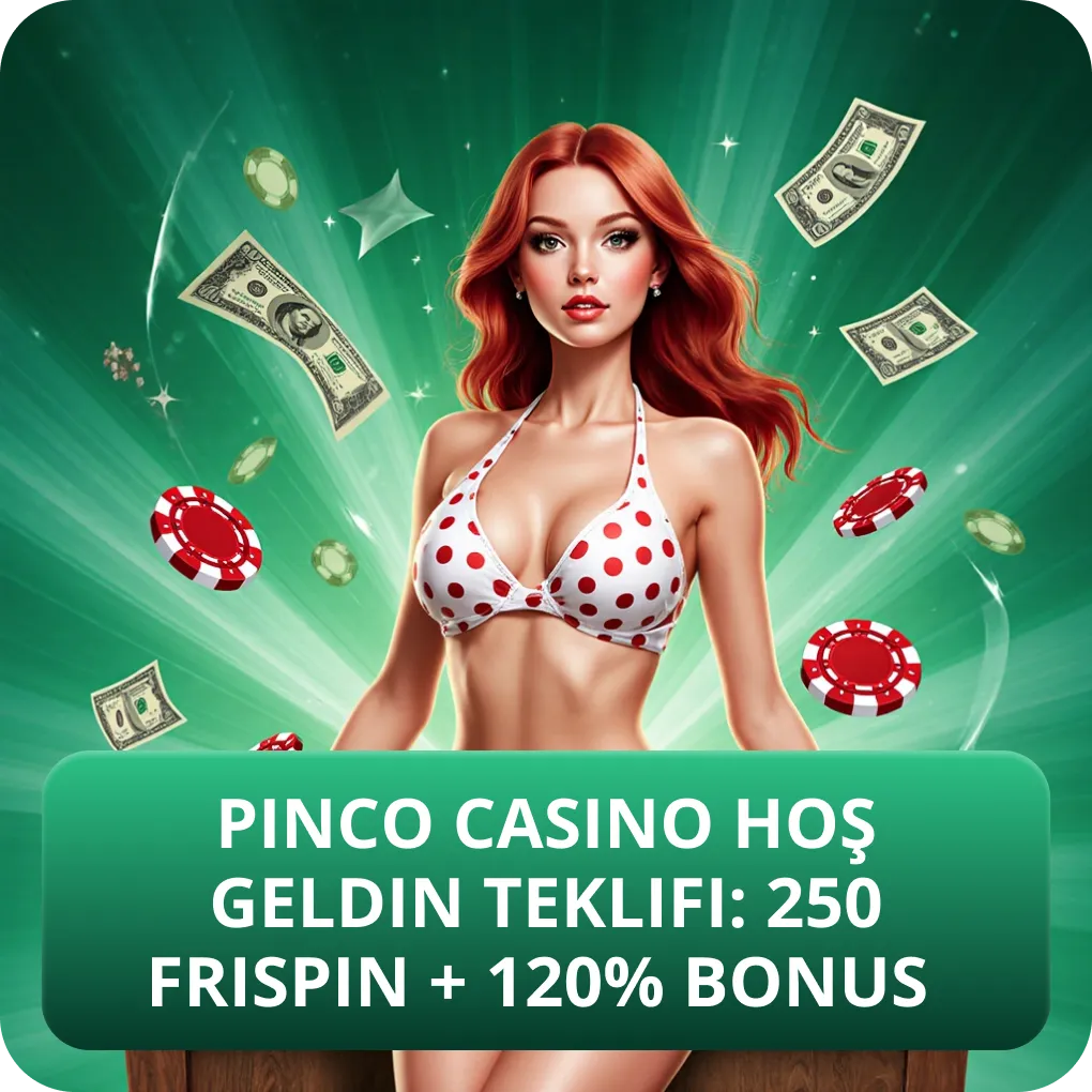 Pinco Casino xoş gəldin təklifi: 250 frispin və 120% bonus