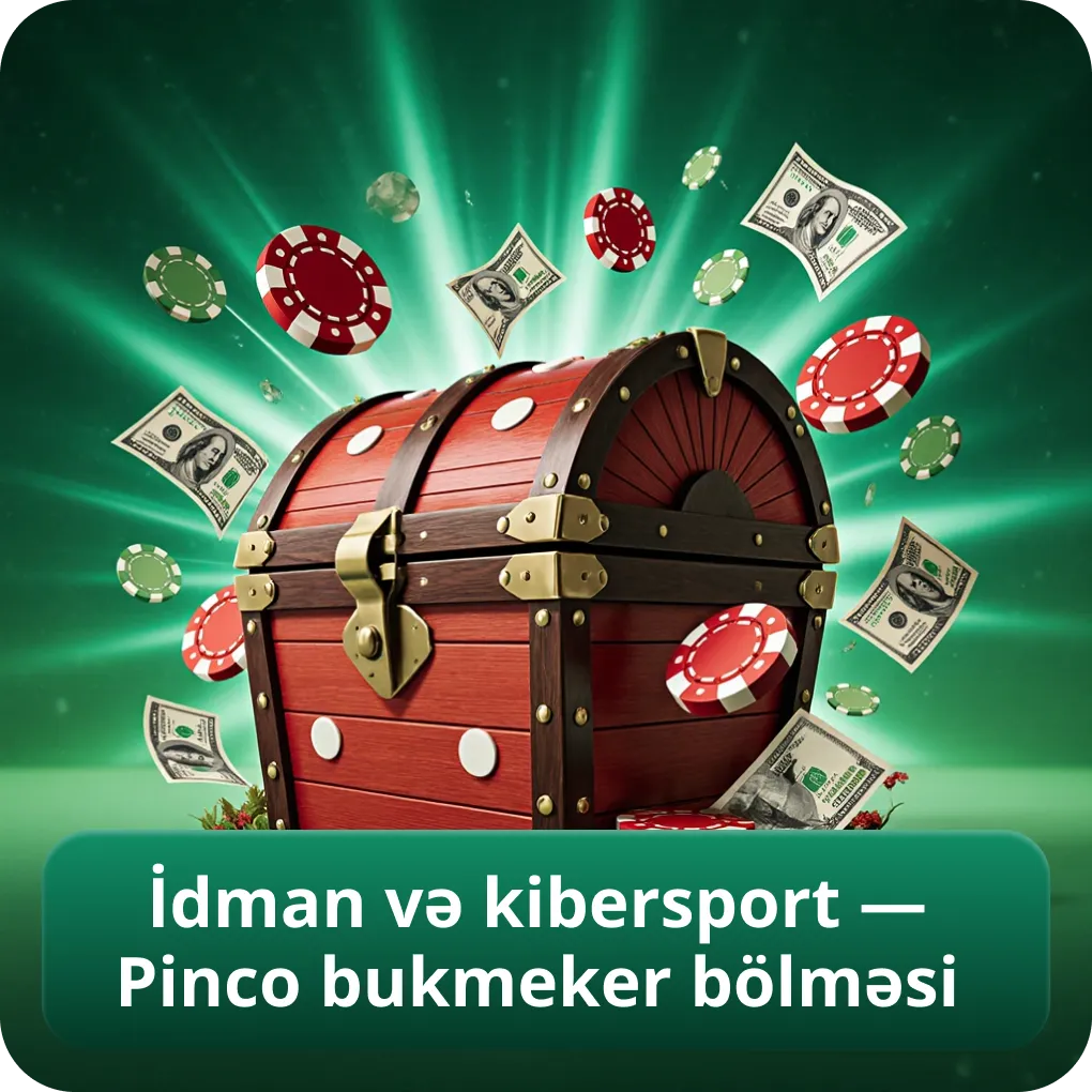 İdman və kibersport Pinco bukmeker bölməsi